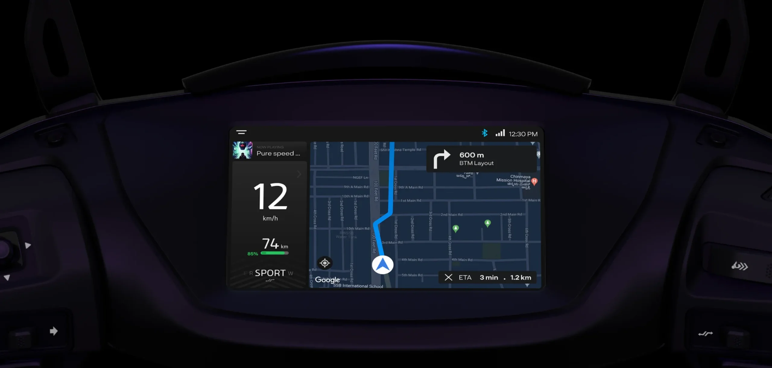 Ather Apex dashboard